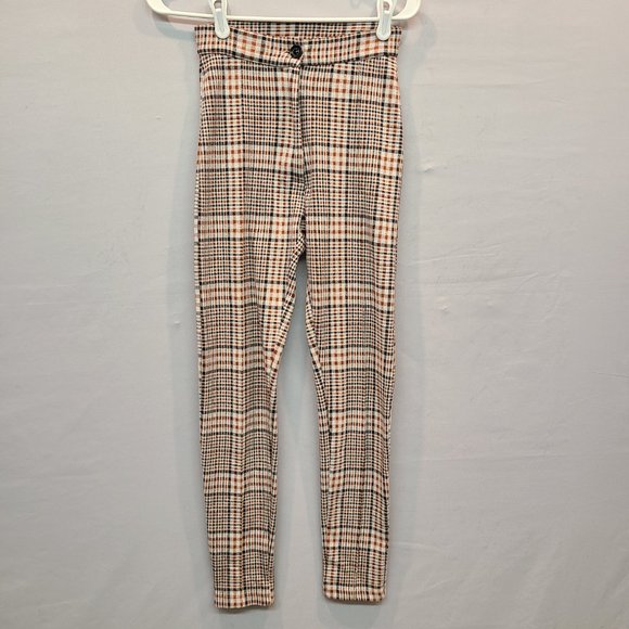 Free People Pants Jumpsuits Free People Carnaby Plaid Skinny